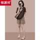 Hengyuanxiang Fashion Fashion's 2025 Summer New People Small People que usan edad reduciendo pantalones cortos de ocio