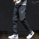 Nike (Nike) Ice Seide Schnell trocknende Jogginghosen Männer, die sich verjüngte kleine Fuß-Casos-Hosen dünne atmungsaktive Laufhosen Schwarz/DM6627-010 M120-130JIN [Jin entspricht 0,5 kg]