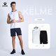 KELME/Karme Sports Vest Set Football Competition Training Suit Running and Fitness Sports Sleeveless Vest White Color Blue M