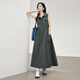Dialog Work Style Style Trefferstring Taille-Hugging-Hemdkleid für Frauen 2025 Sommer Neues High-End