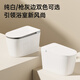 Jiumu Jomoo Offizielle leichte und intelligente Toilette Vollautomatischer Soforttyp Dual Wasserstraße Integrierter Wasserdruckbegrenzung Siphon Toilette Top -Fit -Version - graue Seite [Full Intelligence] 250 -mm -Lieferungspaketinstallation