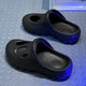 Herren Summer Wear 2025 Neuer Strand mit dicker Locked Anti-Rutsch-Anti-Odor-Bag-Toe Halb-Sand-Hausschuhen für Männer schwarz 42