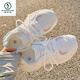 Woodpecker Summer Souhable Chaussures pour femmes Chaussures de papa à semelles épaisse
