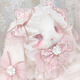 Nanluo Crossbody Bag Lolita Lapin Pluce Sac à bandoulière 2025 NOUVEAU BAG ENFANTS HAUT-PROCÉCIE BADEAU BADE PINK PINK RABBIT + 1 PEARL STRAP