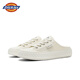 Dickies Chaussures pour hommes Chaussures toile d'été chaussures respirantes et polyvalentes chaussures blanches hommes et femmes couples chaussures un pied paresseux pantoufles beige 40