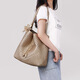 CITICITY Bag Women's Bag High-end Luxury Woven Bag 2025 New Tote Bag Large Capacity Versatile Commuter Shoulder Bag Champagne Color (Exquisite Gift Box)