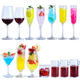 Comerciante chino Acrílico Vidrete de vino de plástico PC Champán Cóctel engrosado Copa de copa Transparente Bar de vidrio Pebido Copa de agua fría 350 ml Copa de vino tinto pequeño 9913B