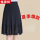 Hengyuanxiang Summer Women's Mother Falda Madre Falda de mediana edad Luz versátil y falda de baile delgada Falda A-Line Falda 753 Tamaño promedio 27 [Circunferencia de cintura 2 pies]