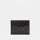 Coach (Coach) Trainer Männer klassischer Logo -Kartenbeutel Charcoal Black_Black