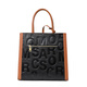 Bag de lujo Bag Women's Bag Bag 2025 Nuevo moderno y moderno de gran capacidad Caminador de un solo hombro Mochebuena marrón con negro (caja de regalo exquisita)