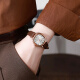 Fiyta fiyta peugeot versátil acero inoxidable reloj luminoso para mujeres 2025 nuevo cuadrado protección de dial pequeña 6198 modelos puros blanco