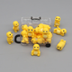 Mini dessin animé Little Milk Dragon Ging Ging Gadget Doll Ornements Toys de la voiture de bureau et petits cadeaux pour les enfants. Vraie couleur mignon petit lait dragon 30 ensembles
