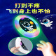 TLXT Children's Soft Frisbee Outdoor Adult Luminous Soft Silicone Flash Dodge Disk Beach Frisbee Rotating Lights Luminous Colorful Lights Astronaut/Soft Thickening