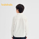 Balabala Boys' Shirt Children's Long Sleeve 2025 Autumn Girls Plaid Jacket Same Style in the Shopping Mall 202325102201