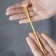 MHFDO Old Phoenix 999 Gold Inlaid Jade Chinese Style Ruyi Hairpin Female Ancient Style One-Word Hairpin Hairpin Full Blonde Gold Ruyi Hairpin