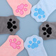 Pet towel glove type dog special quick-drying absorbent cleaning towel cat bath towel pet supplies pink 22*15cm (single pack)