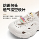 Dickies Girls 'Hole Chaussures 2025 Été Nouvelles sandales pour enfants pour garçons Anti-Kicking et Sandals Sandals BEIGE 252C50LXS60A 38 APPOSIBLE POUR LETTRE PET