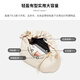 
Cnoles Bag Women's Bag 2025 Folded Cloud Handbag High-end Hand Holding One-Shoulder Crossbody Bag Chinese Valentine's Day Gift Cream White - New practical birthday gift for girls