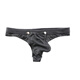 Mozilan convex detachable men's underwear imitation leather thong briefs sexy patent leather youth pants black S