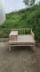Yusenyi Nueva silla de meditación de estilo chino Madera de goma Baja Sala de estar Sala de meditación Silla de té Zen Silla de té SIMPLE BORDER BIRCO BUSIO BULK RABER SISTE ZEN ESTYLE 14065