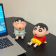 Wei Ci Internet celebrity anime Crayon Shin-Chan cartoon lazy mobile phone holder desktop decoration trendy gift model doll creative Xiaoxin blue legs can be adjusted and lengthened 1 upgraded version legs can be adjusted and lengthened