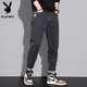 Джинсы Playboy Men's Summer Thin Thin Chare показывает, что высоко свободно покрывало модным ретро-ретро. Универсальные летние повседневные брюки мужчины 6621 черные [лето тонкие] 28 [2 фута 1-вес 90-100 Jin [Jin равняется 0,5 кг]]]