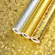 Pegado de papel tapiz de aluminio de oro yonghuan pintura decorativa decorativa dorada de oro amarillo techo cepillado papel pintado de techo de techo de pared tela de oro F17152 Versión espesa 0