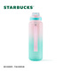 Starbucks large-capacity sports water cup tritan plastic cup with rope outdoor fitness cycling badminton basketball men and women 1.1L