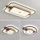 Leshi (NVC) 2025 Neues modernes neues chinesisches Wohnzimmer Deckenleuchten Einfaches Esszimmer Schlafzimmer Studium Tea Room Lampe Gesamthaus zwei Schlafzimmer Ein 1W 6187-Runden 50 cm-Three Farblicht Licht