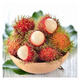 Rambutan seeds for all-season sowing, balcony potted plants and small yard planting, simple fruit and vegetable seeds collection. Rambutan seeds, original, selected high-quality seeds, one pack, about 10 seeds.