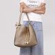 CITICITY Bag Women's Bag High-end Luxury Woven Bag 2025 New Tote Bag Large Capacity Versatile Commuter Shoulder Bag Champagne Color (Exquisite Gift Box)