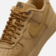 Nike (NIKE) official AIR FORCE 1 Women's Air Force No. 1 Sports Shoes Glue Sole FZ7372 200 Linen/Wheat Yellow/Rubber Light Brown/Black/Team Gold 38.5