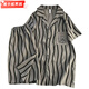 Lingka Qi Yunduo Cotton Short-sleeved Men's Pajamas Internet celebrity style summer teenager students summer home clothing set Yunduo Cotton 12529 2XL Recommended weight 150-175 Jin [Jin equals 0.5 kg]
