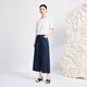
FINITY jeans 2025 summer new casual loose draping versatile straight cutout pants for women blue L