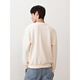 GXG men's round neck sweatshirt two-color cable jacquard long-sleeved top with off-white 175/L