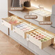 Underwear and underwear storage box, home wardrobe, socks, underwear, drawer-type partitioning and organizing box, three-in-one artifact, underwear storage box (16 compartments)