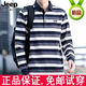 Jeep Spirit Jeep Jeep Jeep Jeep Camiseta de manga corta Summer Summer Tamaño grande Lapa de solapa informal