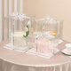 Furmantu transparent cake box gift box birthday cake packaging box bottom gift packaging empty box with English packaging ribbon