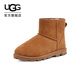 UGG Winter Women's Comfortable and Fashionable Round Toe Casual Classic Mini Short Boots Snow Boots 1115030CHE | Maroon 39