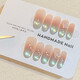 
Summer Gradient Ins Glass Bead Cat Eye Hand Wearing Armor High-level Three-dimensional Butterfly Gentle Whitening Manicure Patch Summer Butterfly (Short Oval about 17mm) 1 piece S (regular hand/hand is not big or small/first try)