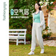 
Fansheng Yoga Wear Fashionable, versatile, simple and basic comfortable outdoor leisure running fitness sports trousers F15911 milky white S