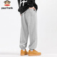 Big Mouth Monkey (paul frank) sweatpants men's autumn trendy brand ankle pants men's loose casual pants men's pants youth sports pants hemp gray XL