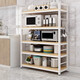 Yunmao Kitchen Storage Rack Rack Stranding Ferger Multi-couche Microwave Oven Four Cabinet Assaisonnement Supplies Multi-fonction Rackage de stockage Multi-fonction Rack 3 couches 12035