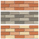 
Foshan exterior wall tiles ceramic tiles wall tiles whole brick three-color bricks paper tiles villa outdoor tiles 45145 rural household 14701 45*145