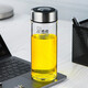 HEENOOR glass cup single layer men and women business office tea cup XN-6016/6017/1200/6088 6196 blue and black-cup brush cup set with filter 530ml
