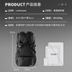 Landcase Rucksack Rucksack Männer große Kapazität Reisetasche Multifunktional Bergstasche Outdoor Sporttasche Frauen 8051 Schwarz klein