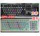 Youben fitted with desktop keyboard large-font keyboard stickers universal key stickers single English letters round beginner fingering practice cute anti-wear and not falling off ZM-701 [Finger color] Square keyboard stickers [High 1.3*Width 1.1cm]