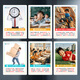 Children's time management card Children's self-discipline planning plan Cognitive toys Autism rehabilitation training teaching aids 6-inch plastic seal 50 time enlightenment management cards