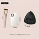 KarLot fishtail foundation brush curved non-powder mask brush light and docile super soft makeup artist's special brush fishtail foundation brush three-piece set 1 piece