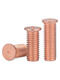 Jingong copper plated spot welding screw welding screw planting nail welding stud spot welding column M3M4M5M6M8M10L copper plated M3*12200 pieces